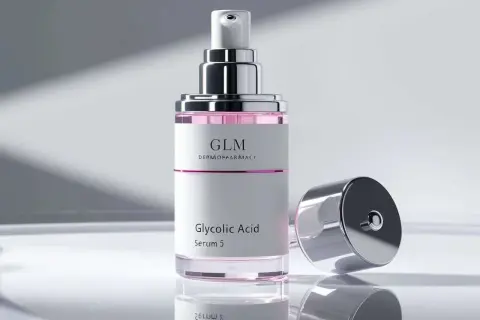 Serum GLM con ácido glicólico, ideal para tu rutina de cuidado facial.