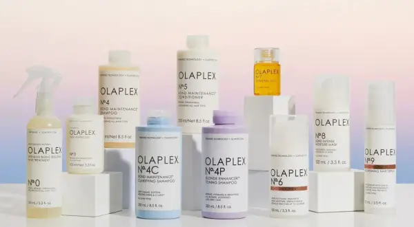 Variedad de productos Olaplex, incluyendo el tratamiento capilar No. 0. Descubre cómo usar Olaplex 3 y otros para un cabello reparado.