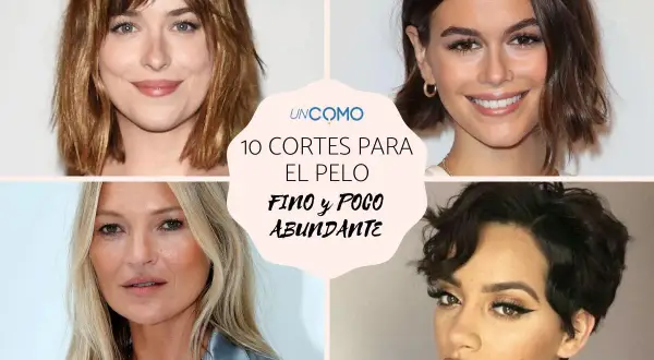 Mujeres con diferentes cortes de pelo, ideales para el tratamiento cabello fino y escaso.