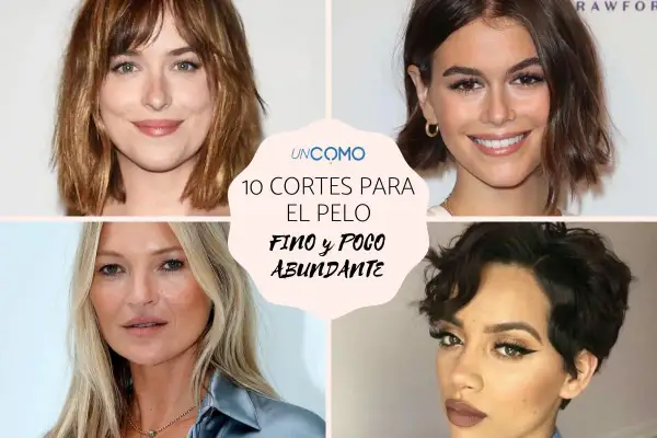 Mujeres con diferentes cortes de pelo, ideales para el tratamiento cabello fino y escaso.